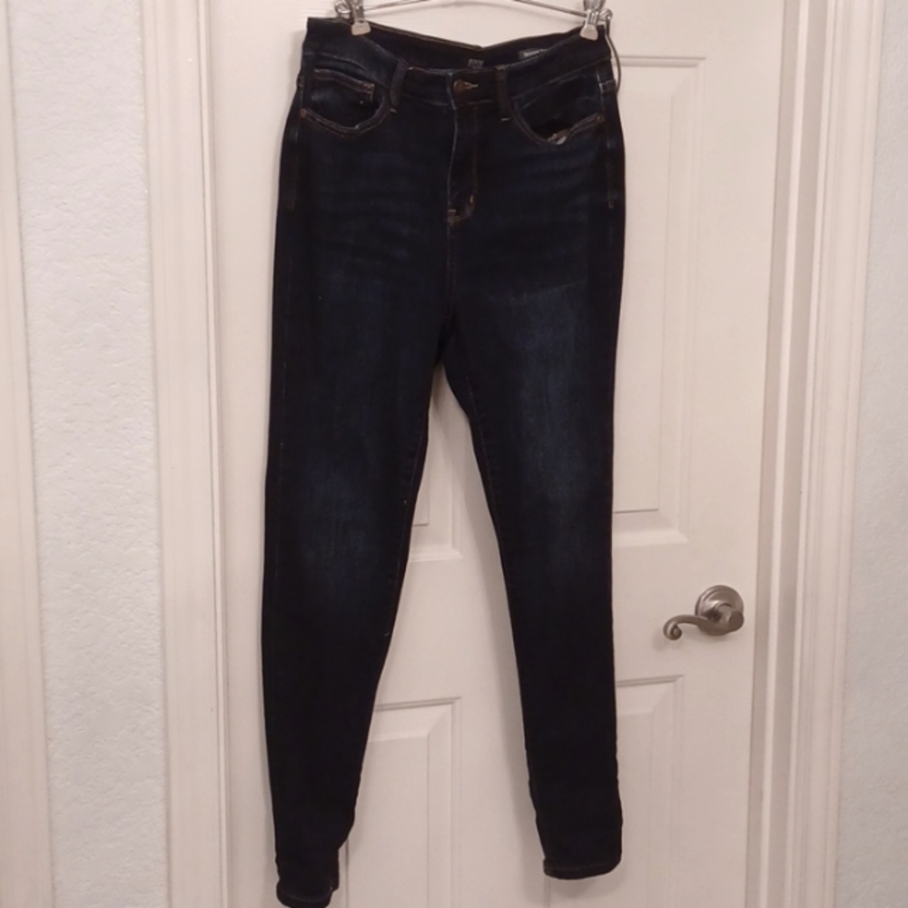 Judy Blue Dark Wash High Rise Non distressed skinny fit size 9/29